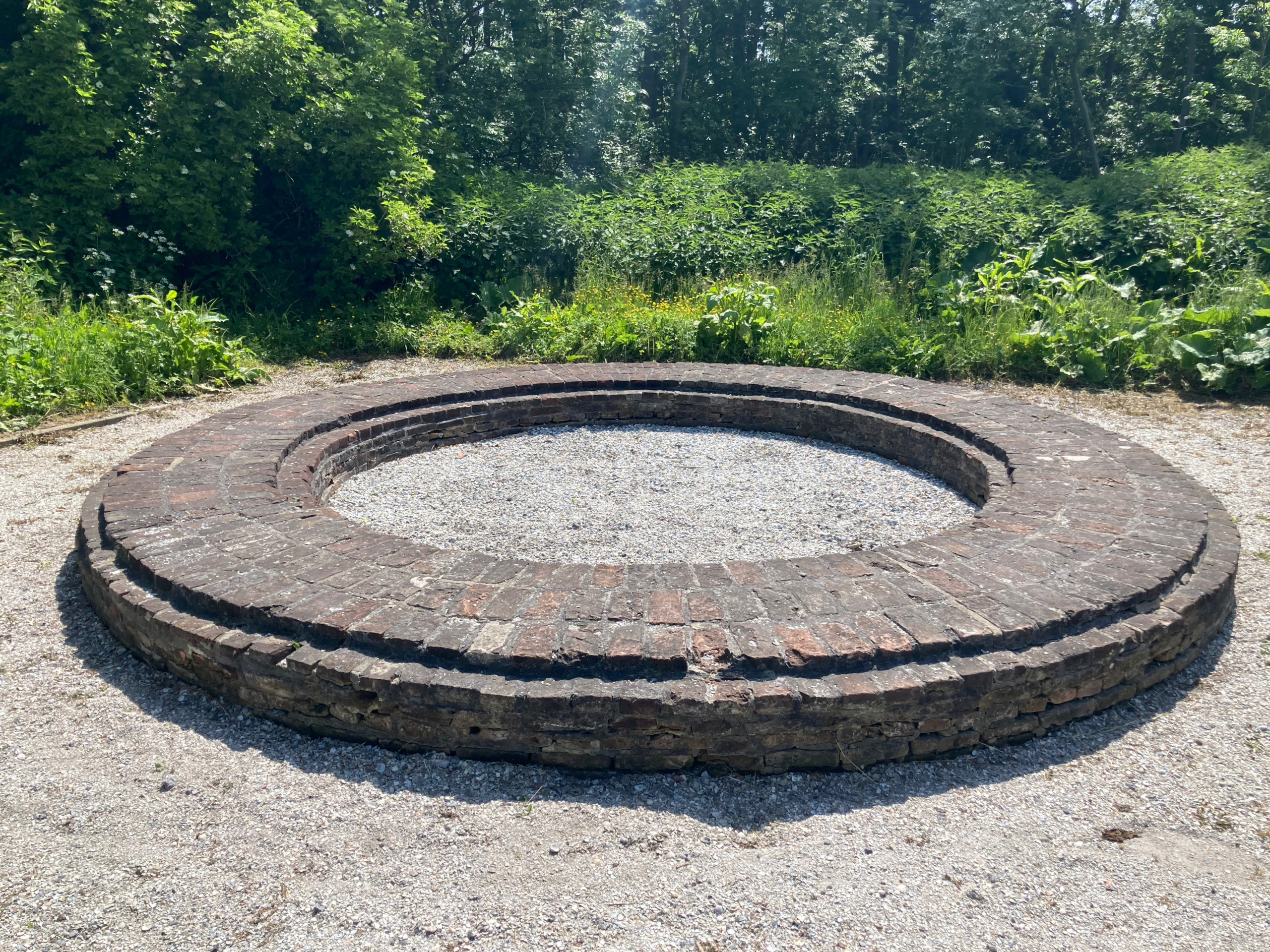 A stone circle marks the former lighthouse.