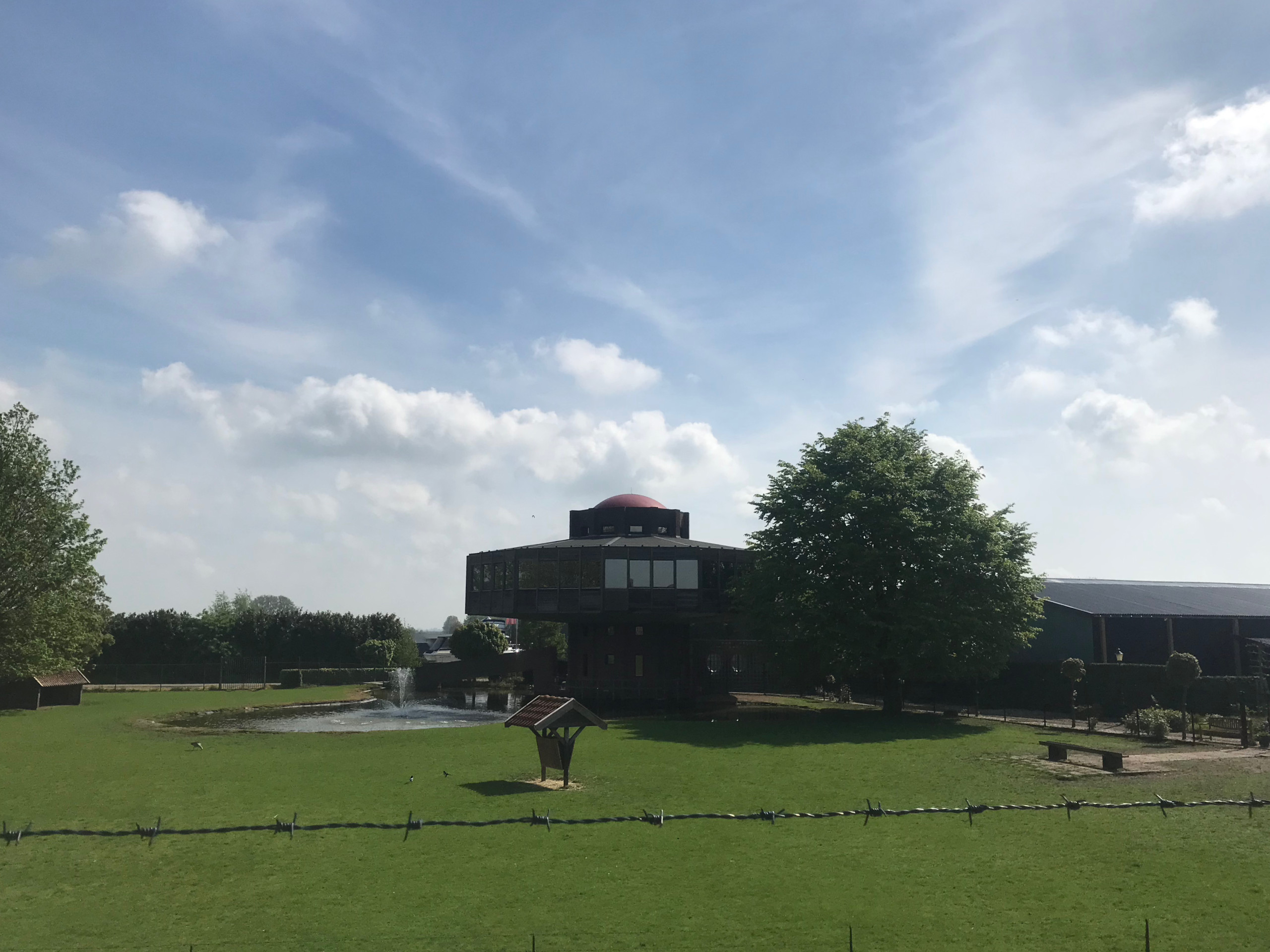 A UFO-like office building in Kerkdriel.