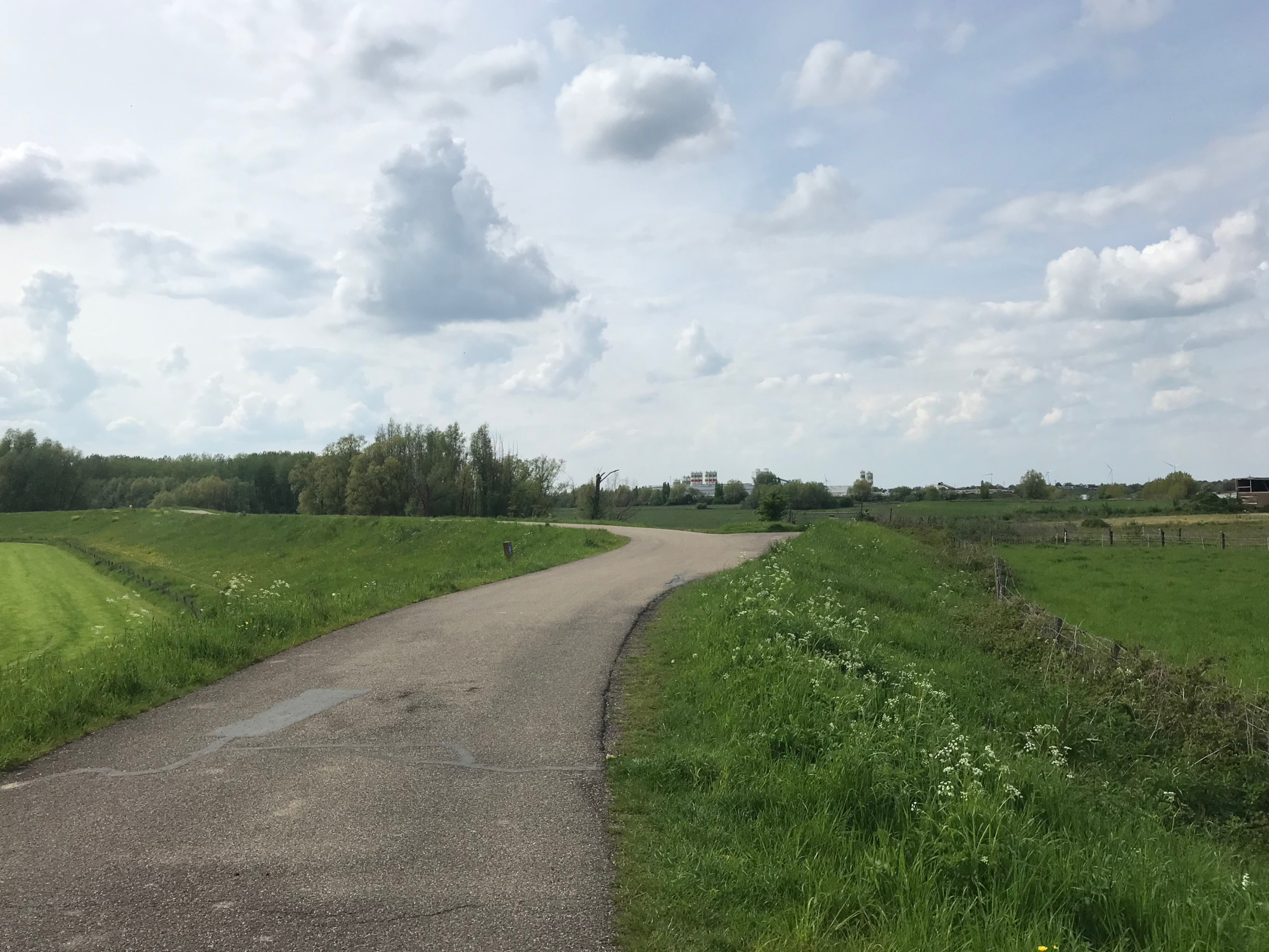 The Waalbandijk between Druten and Boven-Leeuwen.