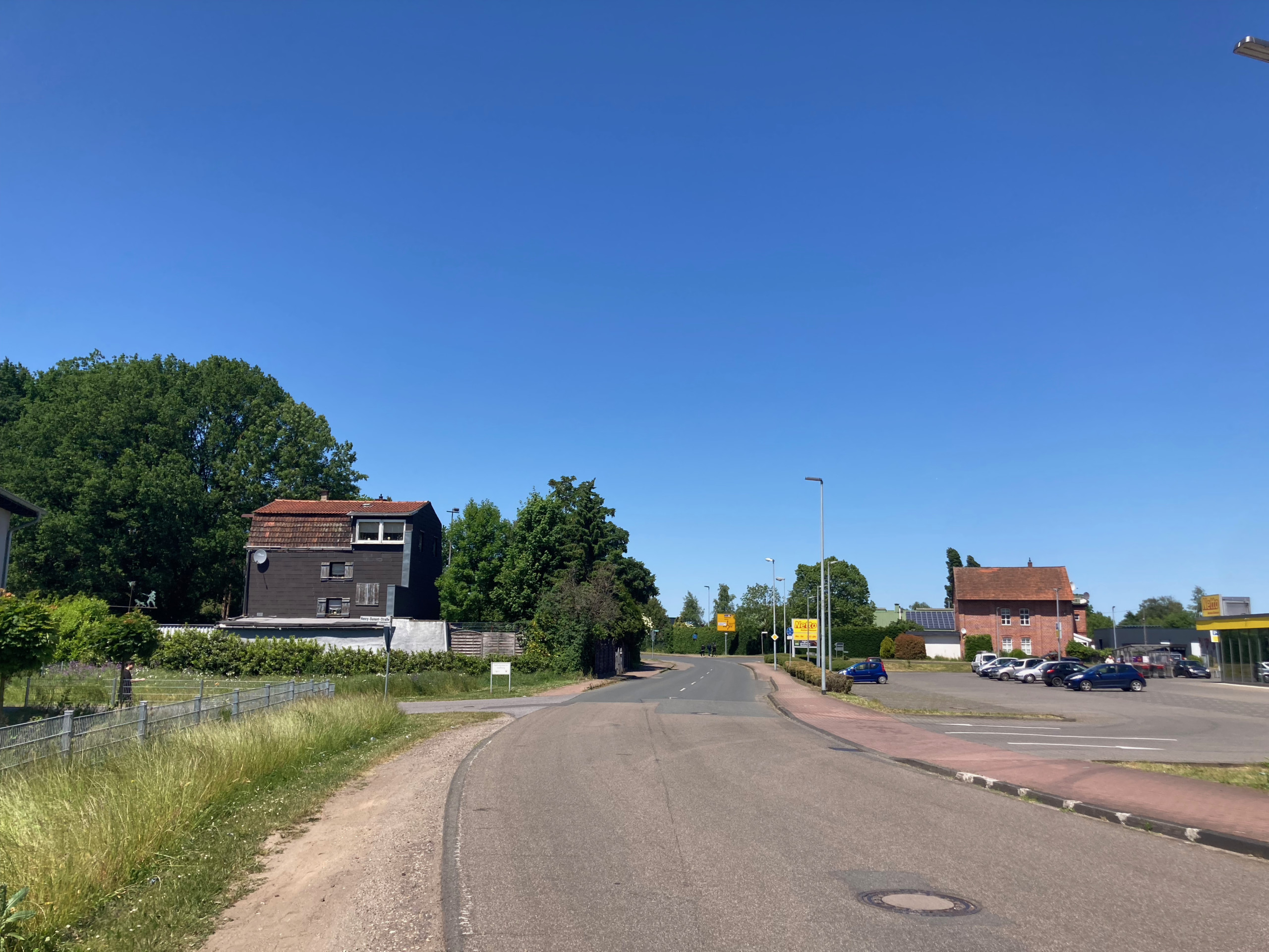 The ramshackle side of Isselburg.