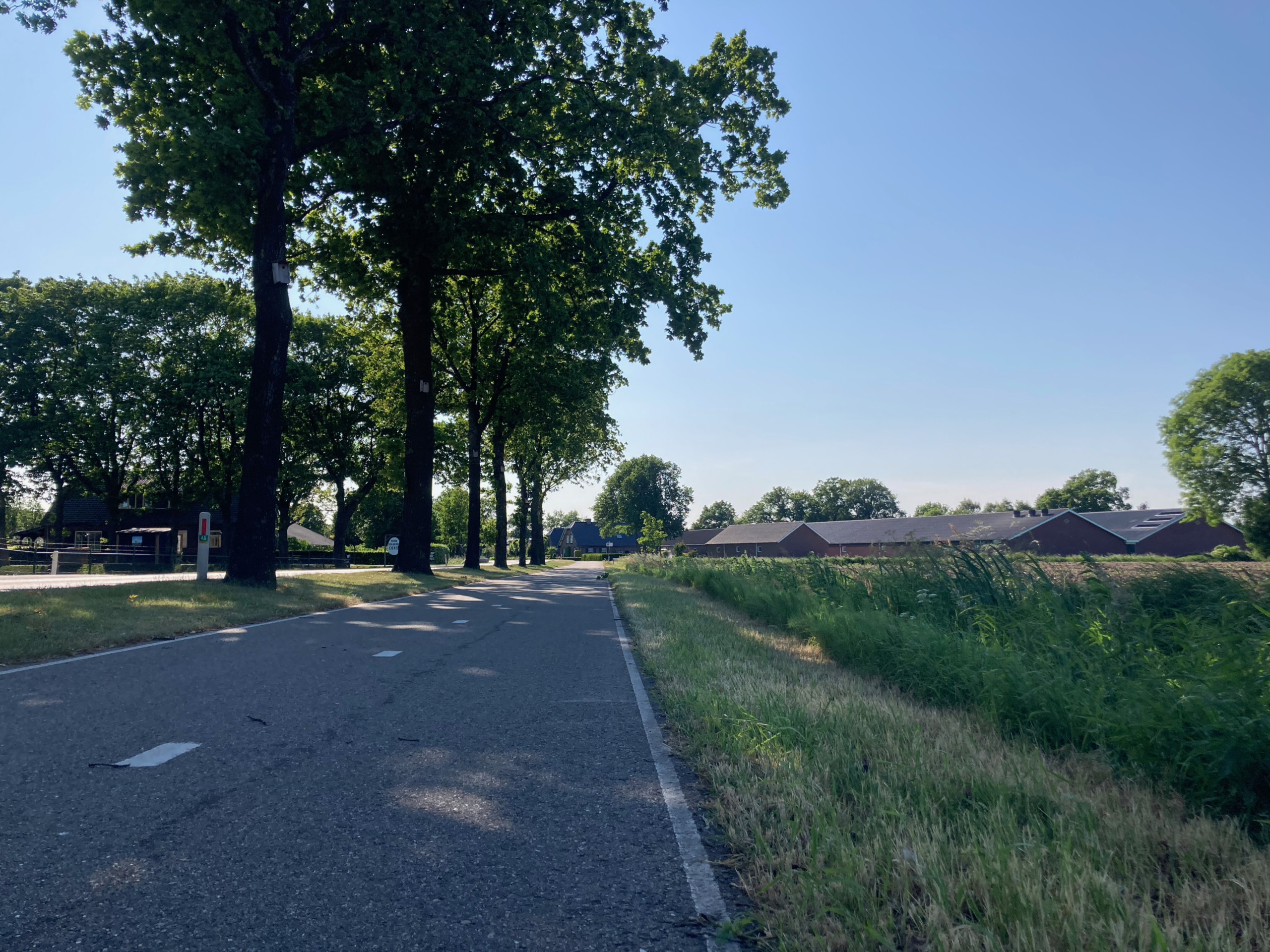 On the Valkseweg heading for Barneveld.
