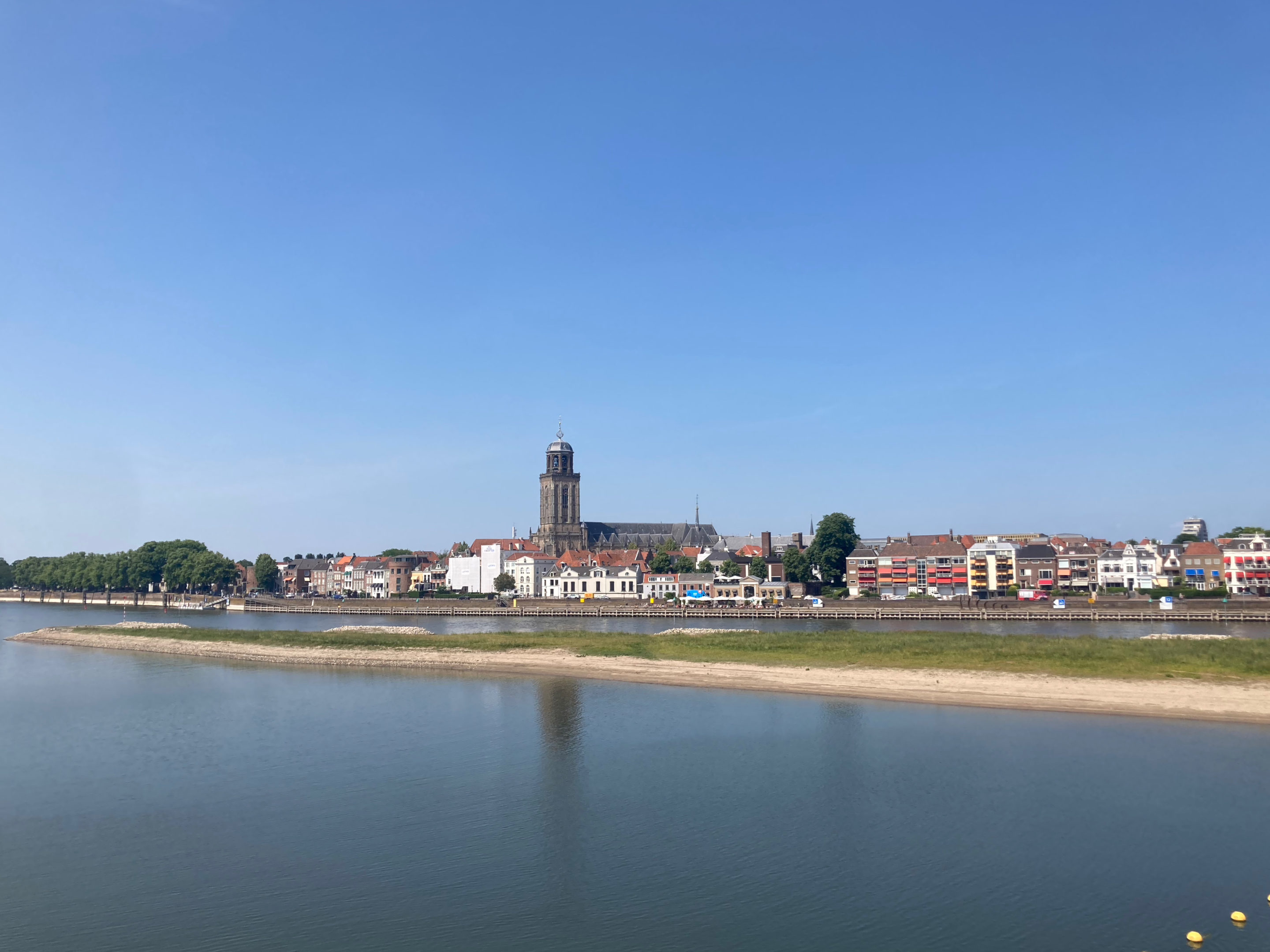 Deventer and the IJssel.